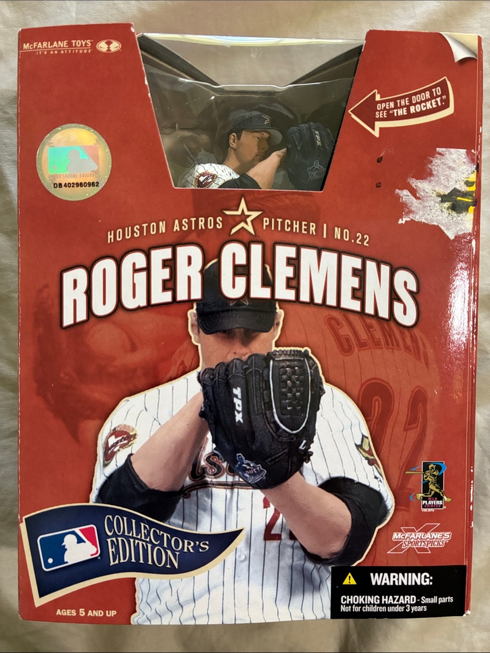 Roger Clemens Houston Astros Collector's Edition Figure - Red Packaging